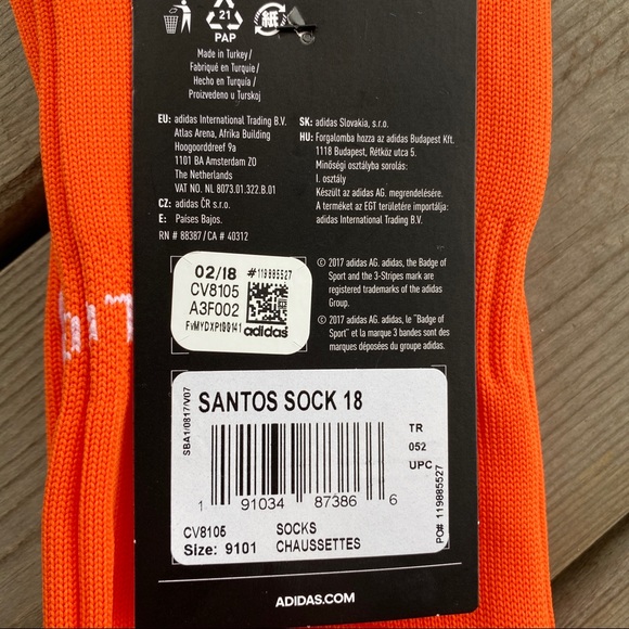 2/$30 || Adidas Sports Santos Socks - Picture 3 of 3